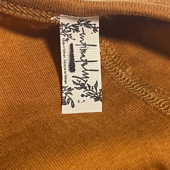Free People S burnt orange long sleeve tee - Picture 6 of 7